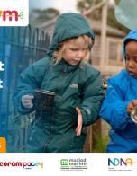 Grant Project Report Grant Project Report. Image shows two children holding cups of water