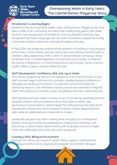 Llanfairfechan Playgroup, Conwy